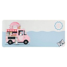 Mofusand Coffee Van With Kittens Jumbo Desk Mat - XXL Computer Mousepad 70x30cm picture