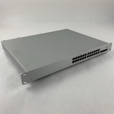 Cisco Meraki MS250-24P 24-Port Gigabit Switch Tested Reset Dented Cover picture
