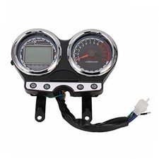 12V Motorcycle LCD Gauge Speedometer Tachometer Gear Mileage Display picture