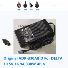 Original DELTA ADP-330AB D 19.5V 16.9A 330W 4PIN AC Adapter Power Supply Charger picture