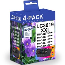 LC3019XXL Ink Cartridges 4-Pack Super High Yield for Brother picture