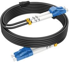 -Os2 LC to LC Single Mode Fiber Patch Cable Armored, 300Ft/92M | Outdoor SMF Fib picture