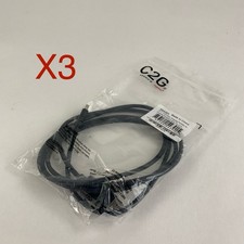 C2G 54301 6FT Mini Display Port Mini- DP to standard DP Lot of 3 picture