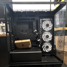Corsair 3500 Series ATX Mid Tower Black Tempered Glass Case, 3 White Fans picture