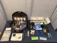 Corning Fiber Optic Installation Termination Tool Kit + Viavi Fi-60 Tools picture