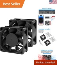 Versatile 12V Cooling Fan Set - Enhanced Airflow, Easy Install, Low Noise Design picture