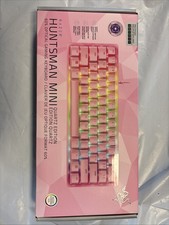 Razer Huntsman Mini 60% Clicky Optical Gaming Keyboard Quartz Pink New Sealed picture