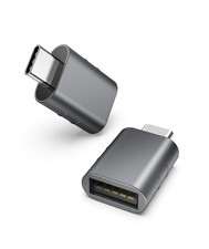2 Pack USB C Adapter Space Grey Compact Converter picture