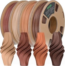 OVV3D Wood 3D Printer Filament Bundle - Wood PLA Filament 1.75mm, 200g x 4 Pack picture