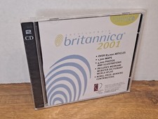Encyclopedia Britannica 2001 - 2 CD - Win 95 98 NT ME PC - New Sealed picture