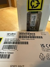 HPE Aruba 1G SFP RJ45 T 100m Cat5e Transceiver picture