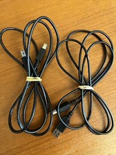 Set of 2 Genuine HP OEM USB-A To USB-B Cables (6ft) - 8121-0868 picture