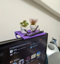 3D Printed Adjustable Monitor Top Shelf picture