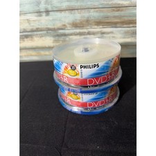 Philips DVD+R 50 Pack 4.7GB 16x Speed New Sealed 2x25 Spindles DR4S6B50P/17 picture