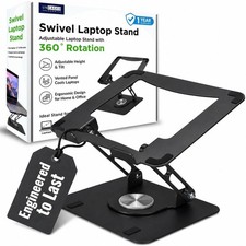 Ergonomic Laptop Stand for Desk Riser Adjustable Black Laptop Desk Riser with picture