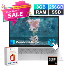 2026 HP OmniBook 3 Laptop 16 Touch Office 2024 AMD Ryzen 5 8GB RAM 256GB SSD Pro picture
