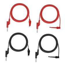 Sumnacon Multimeter Test Lead Set - Stackable Banana Plug to Test Hook, Banana picture