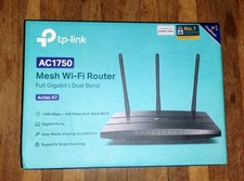 TP-Link Archer A7 AC1750 Wireless Dual-Band Gigabit Router - Black picture