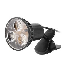 Black Round Head White 3 LEDs Light Clip On USB 2.0 Cable Lamp for Notebook PC picture