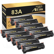 10 Pack CF283A Compatible With HP 83A Toner Cartridge Laserjet Pro M201dw M127fw picture