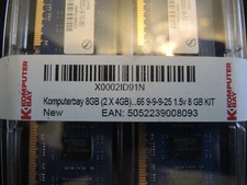 KOMPUTERBAY 8 GB (2X4 GB) 669-9-925 1.5V 8GB KIT EAN:5052239008093 picture