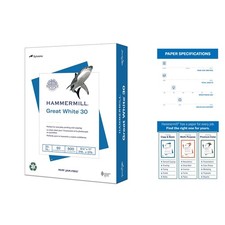 Dependable Great White 8.5x11 Recycled Paper, 500 Sheets - JAM-FREE Guarantee picture