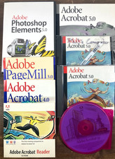 Adobe Software Lot Photoshop Elements Page Mill Reader picture
