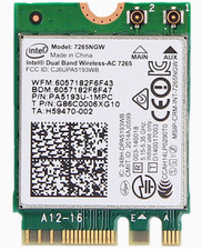 INTEL 7265AC 867mbps WIFI5 Bluetooth 4.2 Network Card picture