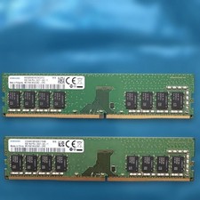 SAMSUNG 16GB (8GBx2) DDR4 Desktop RAM Memory Modules, Model M378A1K43CB2-CRC picture