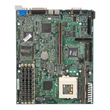 COMPAQ 005505-101 005507-001 SOCKET 7 SIMM + 128MB RAM + 256KB CACHE MOTHERBOARD picture