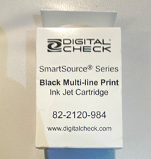 Digital Check SmartSource Series Black Inkjet Ink Cartridge 82-2120-984 picture