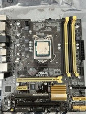 ASUS B85M-E Desktop Motherboard and Intel i5-4690k picture