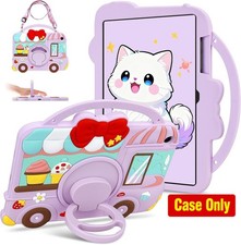 Cute Soft Silicone Case for 11-inch Samsung Galaxy Tab A9 Plus - Kids Pink picture