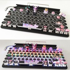 Kuromi luminous mechanical keyboard wired wireless blue axis notebook keyboard picture