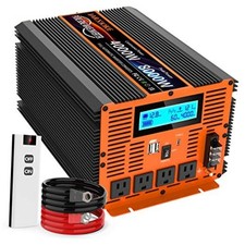 4000 Watt Pure Sine Wave Power Inverter 12V DC to 110V 120V Converter 12V-4000W picture