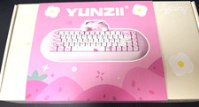 NEW YUNZII C68 Wireless Mechanical Keyboard Cute Cat Compatible picture