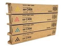 Genuine Ricoh MP C406 CMYK Toners Set 842091 / 842092 / 842093 / 842094 OEM picture