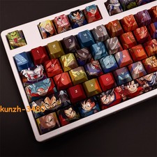 Anime 108 Keys Dragon Ball PBT Keyboard Keycap for Cherry MX Mechanical Keyboard picture