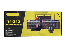 T-Wolf TF-240 4-in-1 Gaming Combo Backlit Keyboard Mouse Headset Mouse Pad picture