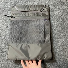 Patagonia Laptop Sleeve Tablet Case Device Grey Padded Zip Mesh Size 15x11 picture
