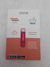 Ultimate Backup Max Multi-Port 256GB Storage Device with Antivirus & AI- Berry picture