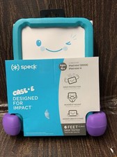 🍒 Speck Products Case-E Fits iPad Mini4(2019)Case for Kids Aquamarine Purple🆕 picture