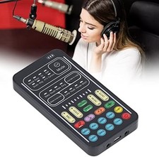 Voice Changer Set, I9 Multifunction Portable Recording Mini Sound Card, 8 Differ picture
