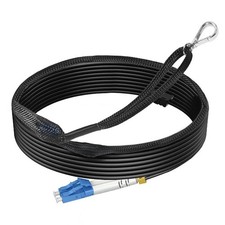 RamboCables OS2 LC LC Single Mode Fiber Cable 330ft/100m Outdoor picture