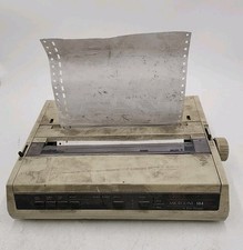 Vintage 80's Okidata Microline 184 Turbo 9 Pin Printer UNTESTED. Parts picture