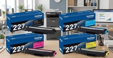 Brother TN227 Compatible Toner Set ✅ 4 Pack High Yield BK-C-M-Y New Closed Box ✅ picture