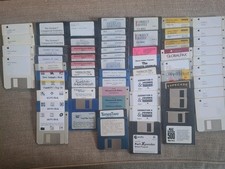 Lot of 64 Vintage Apple Macintosh Mac Floppy Disk - Software Install Dictionary  picture