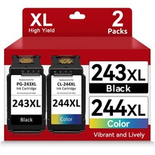PG-243XL CL-244XL Ink Printer Cartridges for Canon MG2522 MG4520 MG3320 MG3322 picture