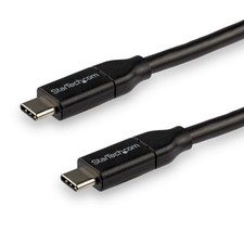 StarTech.com USB C To USB C Cable - 10 ft / 3m - USB-IF Certified - 5A PD - USB picture