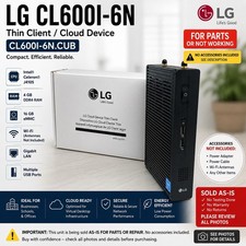 LG CL600I-6N.CUB Thin Client Cloud Device Intel Celeron J4105 FOR PARTS AS-IS picture